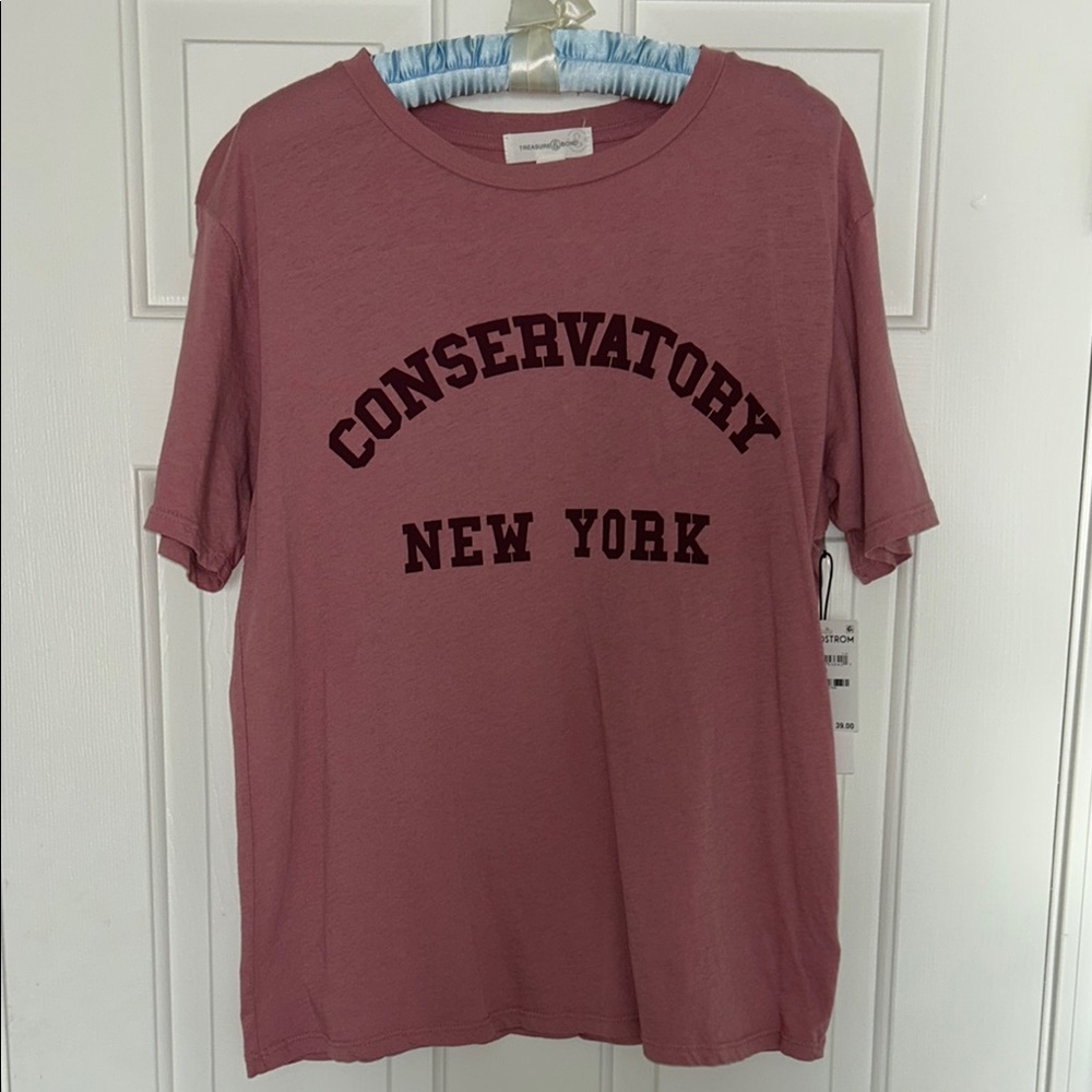 Treasure & Bond “Conservatory New York” Pink T-Shirt